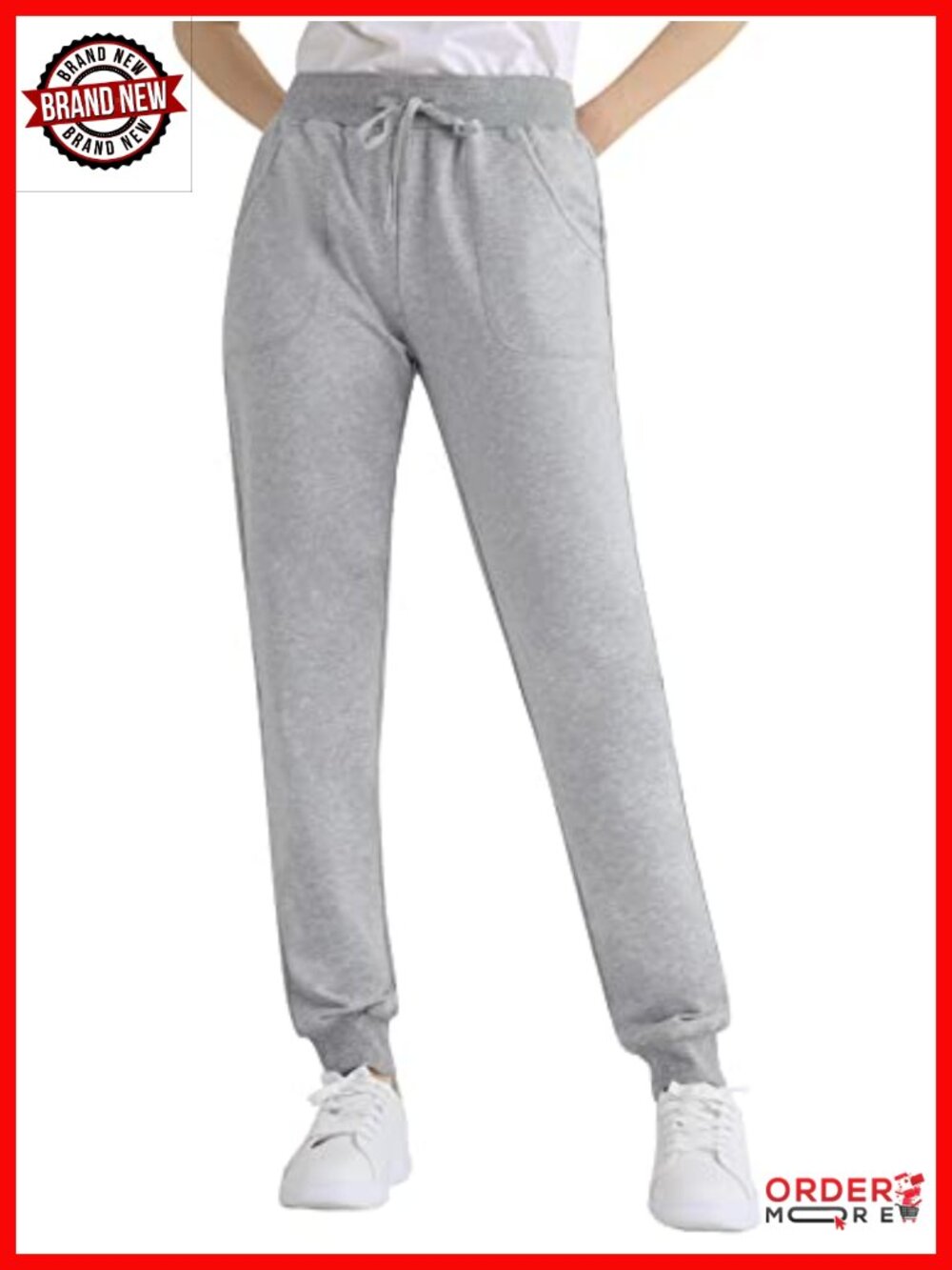 Cotton Jersey Pocket Joggers Sweatpants